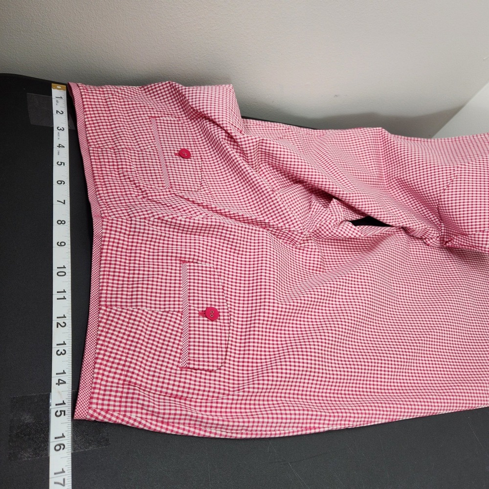 Talbots Red White Gingham Check Side Zip Straight Leg Pants NWT Size 6 - Picture 5 of 8